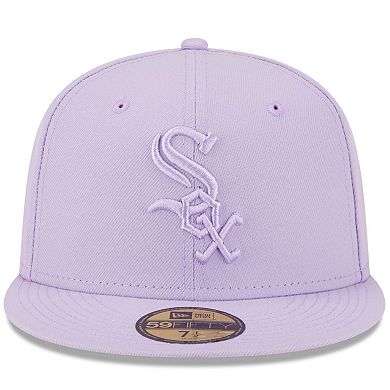 Men's New Era Lavender Chicago White Sox 2023 Spring Color Basic 59FIFTY Fitted Hat