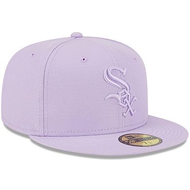 Men's New Era Lavender Chicago White Sox 2023 Spring Color Basic 59FIFTY Fitted Hat