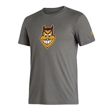 Men's adidas Gray Arizona State Sun Devils Basics Heritage Tri-Blend T-Shirt