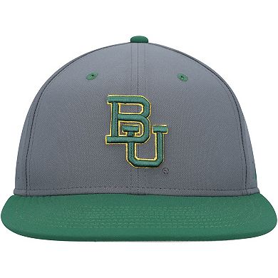 Men's Nike Gray Baylor Bears Aero True Baseball Performance Fitted Hat