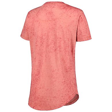 Women's Pressbox Crimson Indiana Hoosiers Southlawn Sun-Washed T-Shirt