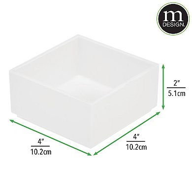 mDesign Plastic Stackable Office Drawer Organizer, 12 Pack