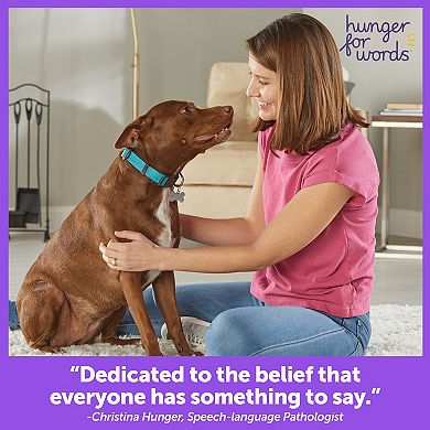 Hunger For Words Talking Pet Button Mat 