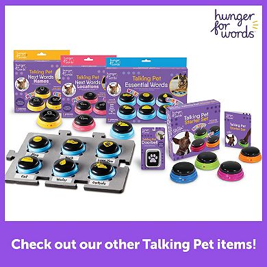 Hunger For Words Talking Pet Button Mat 