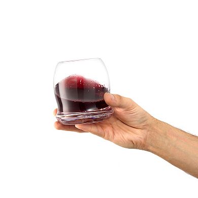 JoyJolt Cosmos 2-pc. Crystal Stemless Wine Glass Set