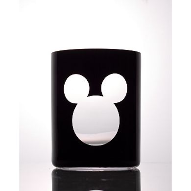 Disney's Luxury Mickey Mouse Crystal Double Old-Fashioned Glass Set by JoyJolt