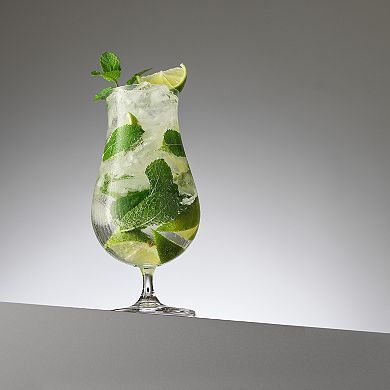 JoyJolt Terran 8-pc. Premium Hurricane Cocktail Glass Set