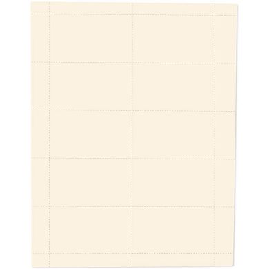 Business Card Paper, Ivory Cardstock for Inkjet and Laser Printers (Ivory, 3.5 x 1.9 In, 100 Sheets)