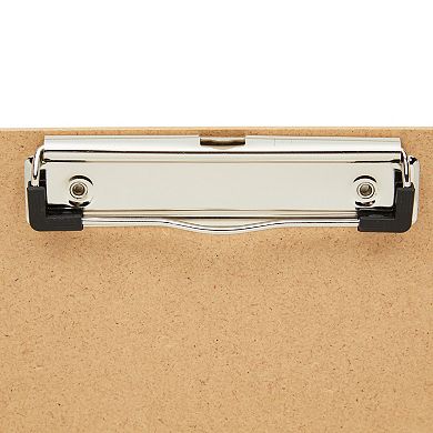 4 Pack Extra Large 11x17 Clipboards, Horizontal Wooden Lap Boards with Low Profile Clip for Drawing, Sketching, Art Supplies (3mm Thick)