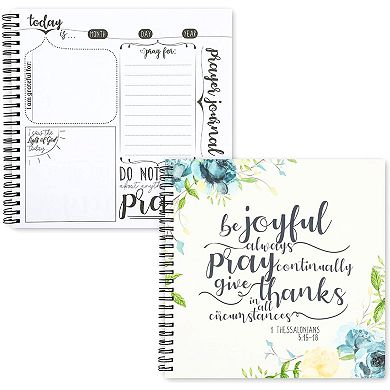 Prayer Journal, Spiral Bound Notebook (8.8 x 8.5 Inches)