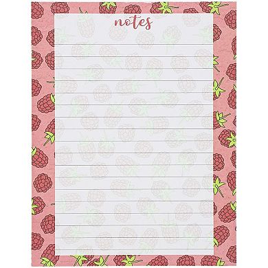 4 Pack Notepads Memo Lined To Do Tasks with Cute Fruit Design, Small 4.25x5.5