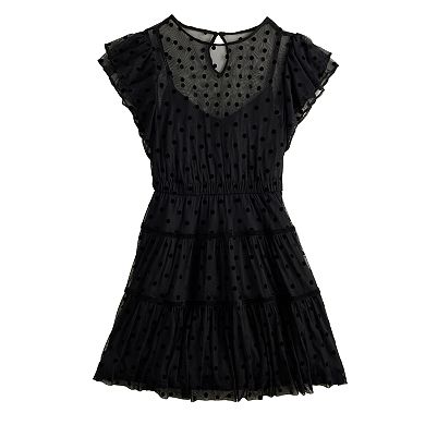 Women's LC Lauren Conrad Tiered Fit and Flare Mini Dress