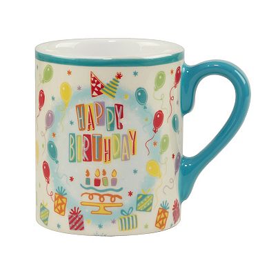 Certified International Lolita Birthday Bash 4-pc. Mug Set