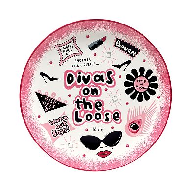 Certified International Lolita Divas on the Loose 4-pc. Salad Plate Set