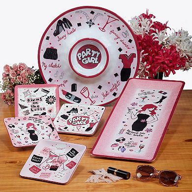 Certified International Lolita Divas on the Loose 4-pc. Salad Plate Set