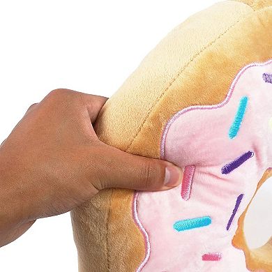 Donut Plush, Novelty Throw Pillow (13 Inches)