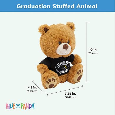 Graduation Bear, 2022 Congrats Grad Plush Gift for College, High School (10 In)