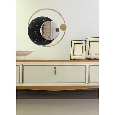 Infinity Instruments 19.5-in. Round Wall Mirror