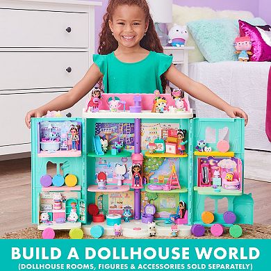 Gabby's Dollhouse Sweet Dreams Bedroom with Pillow Cat Figure