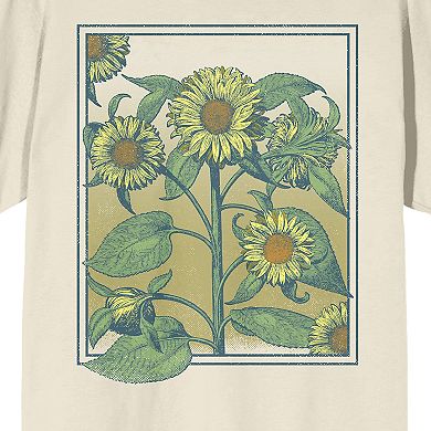 Men's Sunflower Frame Natural Graphic Tee