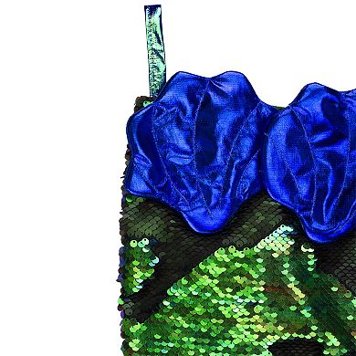 Northlight Sequin Iridescent Mermaid Christmas Stocking