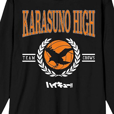 Men's Haikyu!! Karasuno High School Team Crows Graphic Tee
