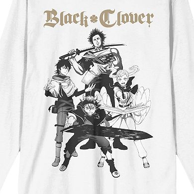 Men's Black Clover Group Graphic Tee