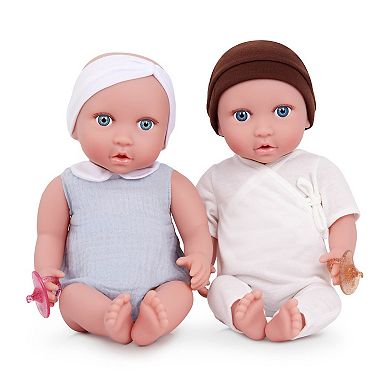 Babi 14" Twin Dolls with Accessories