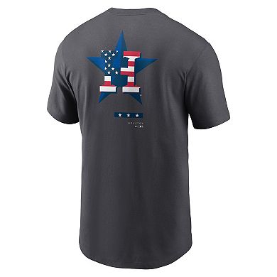 Men's Nike Anthracite Houston Astros Americana T-Shirt