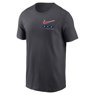 Men's Nike Anthracite Oakland Athletics Americana T-Shirt