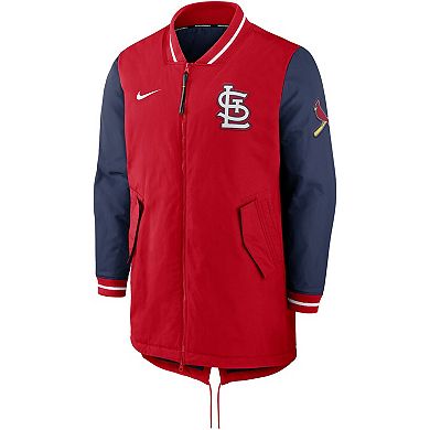 Men's Nike Red St. Louis Cardinals Dugout Performance Full-Zip Jacket