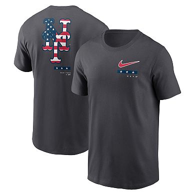 Men's Nike Anthracite New York Mets Americana T-Shirt