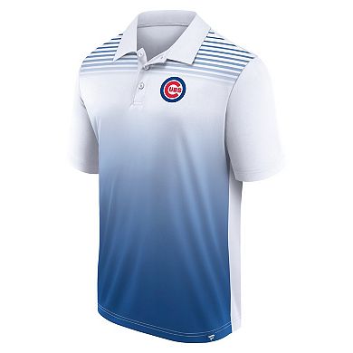 Men's Fanatics Branded White/Royal Chicago Cubs Sandlot Game Polo