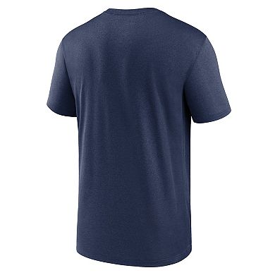 Men's Nike Navy Atlanta Braves New Legend Logo T-Shirt