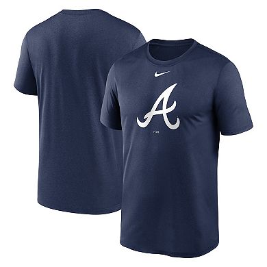 Men's Nike Navy Atlanta Braves New Legend Logo T-Shirt