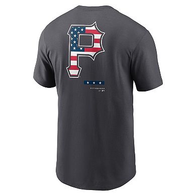 Men's Nike Anthracite Pittsburgh Pirates Americana T-Shirt