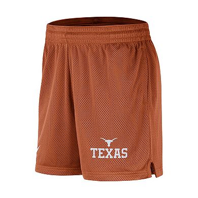 Men's Nike TexasÂ Orange Texas Longhorns Mesh Performance Shorts