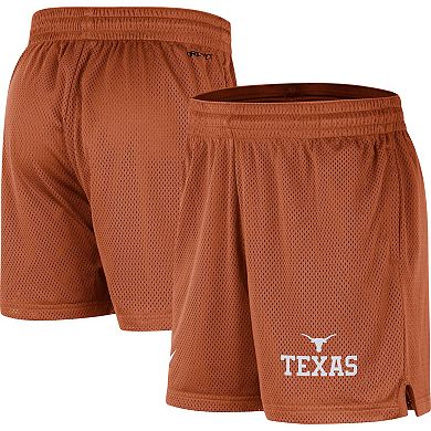 Men's Nike TexasÂ Orange Texas Longhorns Mesh Performance Shorts