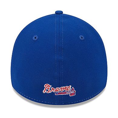 Men's New Era White/Royal Atlanta Braves 2023 City Connect 39THIRTY Flex Fit Hat