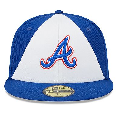 Men's New Era White/Royal Atlanta Braves 2023 City Connect 59FIFTY Fitted Hat