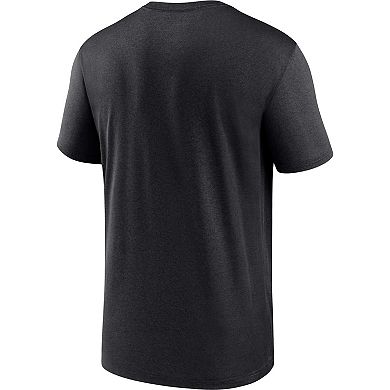 Men's Nike Black Colorado Rockies Wordmark Legend Performance Big & Tall T-Shirt