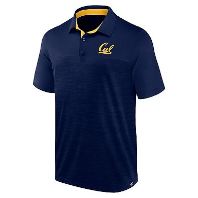 Men's Fanatics Branded Heather Navy Cal Bears Classic Homefield Polo