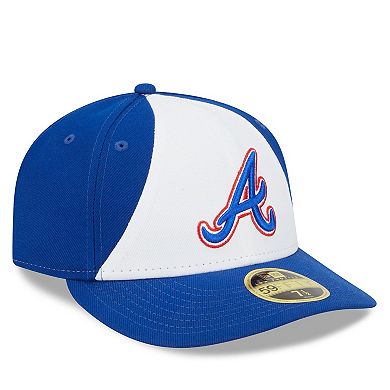 Men's New Era White/Royal Atlanta Braves 2023 City Connect Low Profile 59FIFTY Fitted Hat