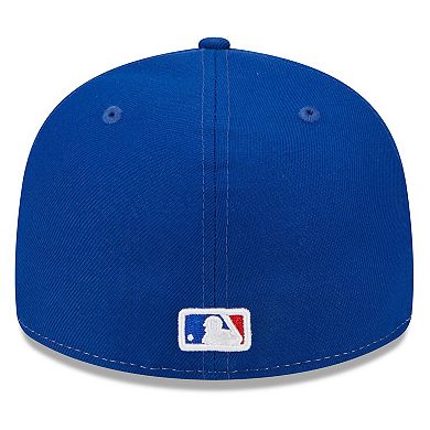 Men's New Era White/Royal Atlanta Braves 2023 City Connect Low Profile 59FIFTY Fitted Hat