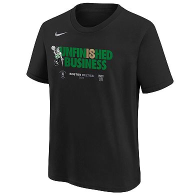 Youth Nike  Black Boston Celtics 2023 NBA Playoffs Mantra T-Shirt