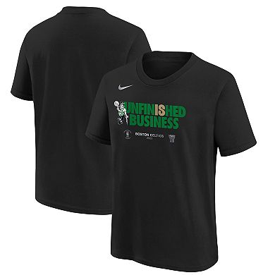 Youth Nike  Black Boston Celtics 2023 NBA Playoffs Mantra T-Shirt