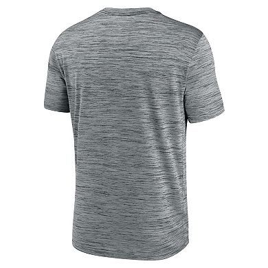 Men's Nike Anthracite New York Mets Authentic Collection Velocity Practice Performance T-Shirt