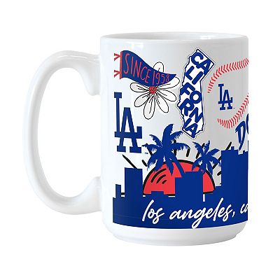 Los Angeles Dodgers 15oz. Native Ceramic Mug