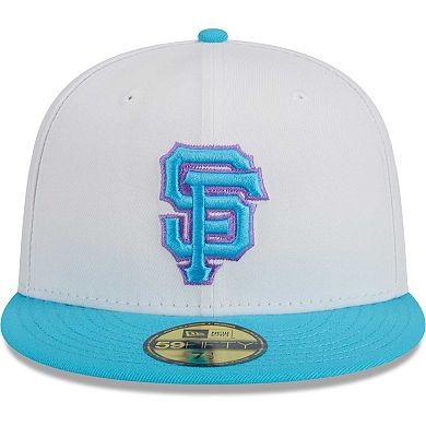 Men's New Era White San Francisco Giants  Vice 59FIFTY Fitted Hat