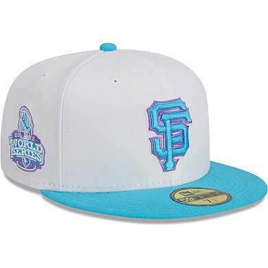 Men's New Era White San Francisco Giants  Vice 59FIFTY Fitted Hat